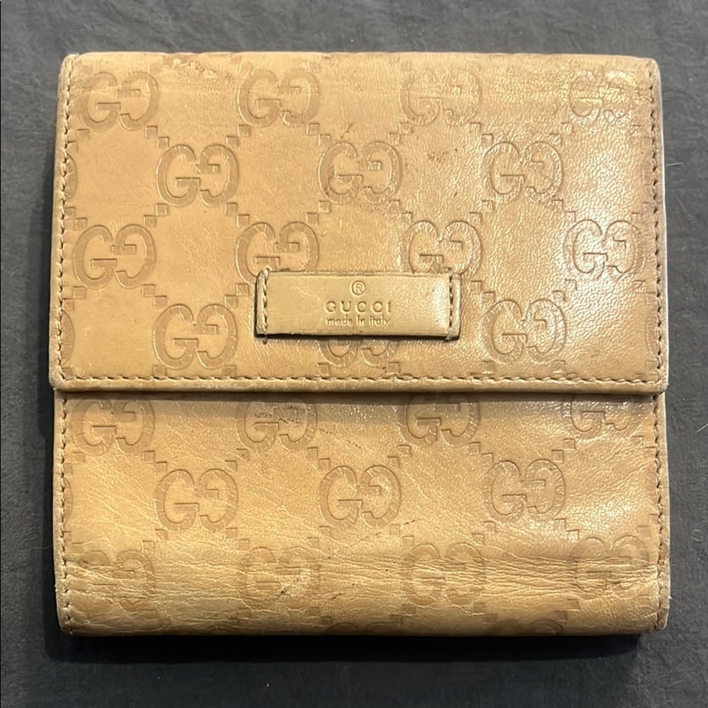Gucci Tan Leather Wallet